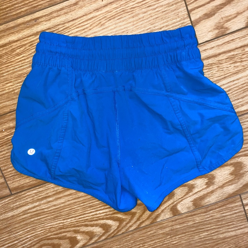 Blue lulu lemon size 4 used shorts